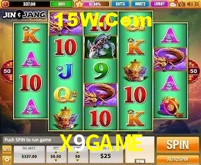 Interface moderna da plataforma X9GAME